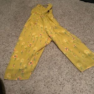 Yellow going out romper